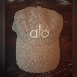 NWT Alo Yoga Cap Brown Baseball Cap Cap Trucker Hat Adjustable